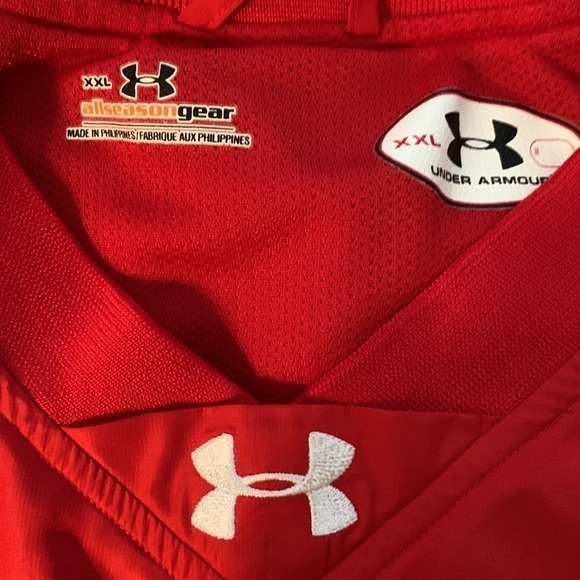 Under Armour pull on breathable lined pull cord waist windbreaker zipper pockets - Picture 8 of 9